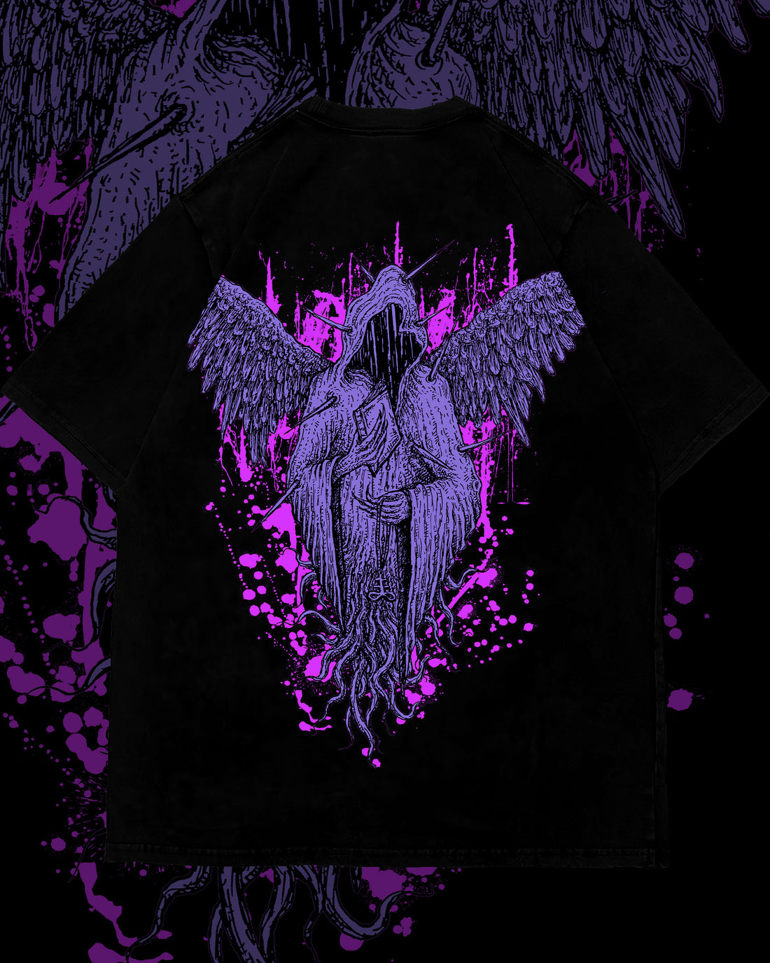 Angel of Death - T-shirt (no front print)