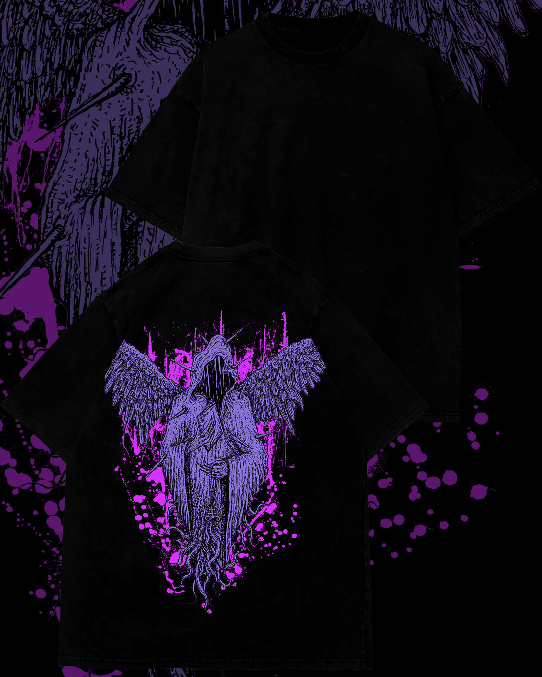 Angel of Death - T-shirt (no front print)